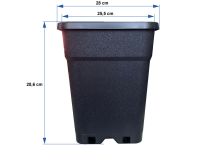 Vaza 28 x 28 x 28,5 cm  14 L
