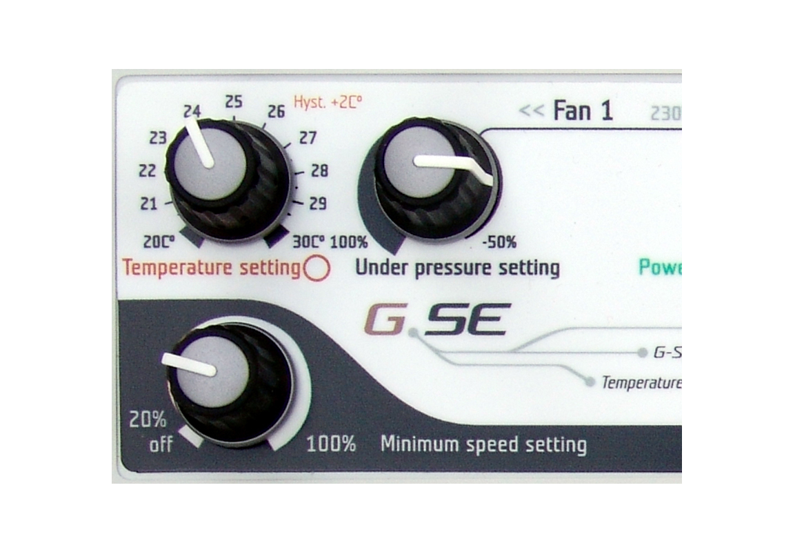 Regulator temperature, podtlaka i min. brzine okretanja