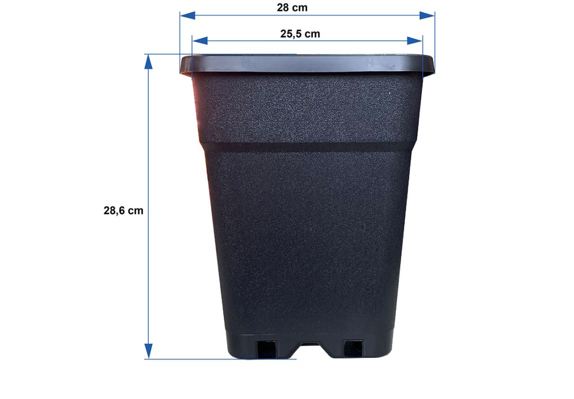 Vaza 28 x 28 x 28,5 cm  14 L