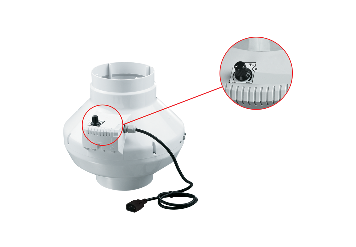Ventilator VK 125 Speed Control