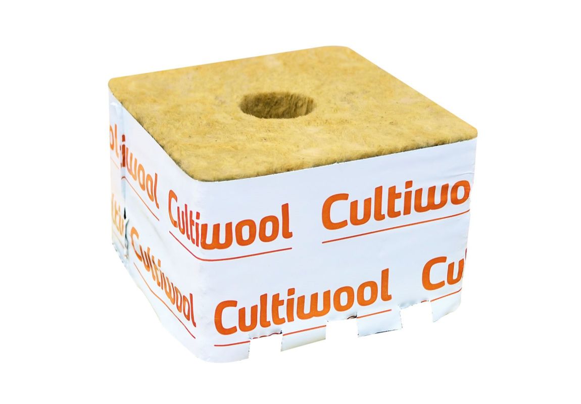 Kamena vuna Cultiwool - 10 x 10 x 6,5 cm - manja rupa