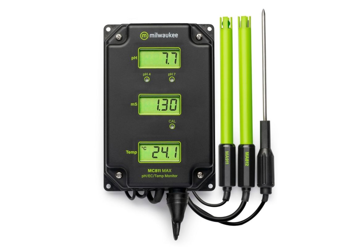 Milwaukee MC811 pH/EC/Temp monitor  