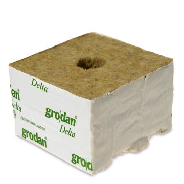 Kamena vuna Grodan - 10 x 10 x 6,5 cm - manja rupa